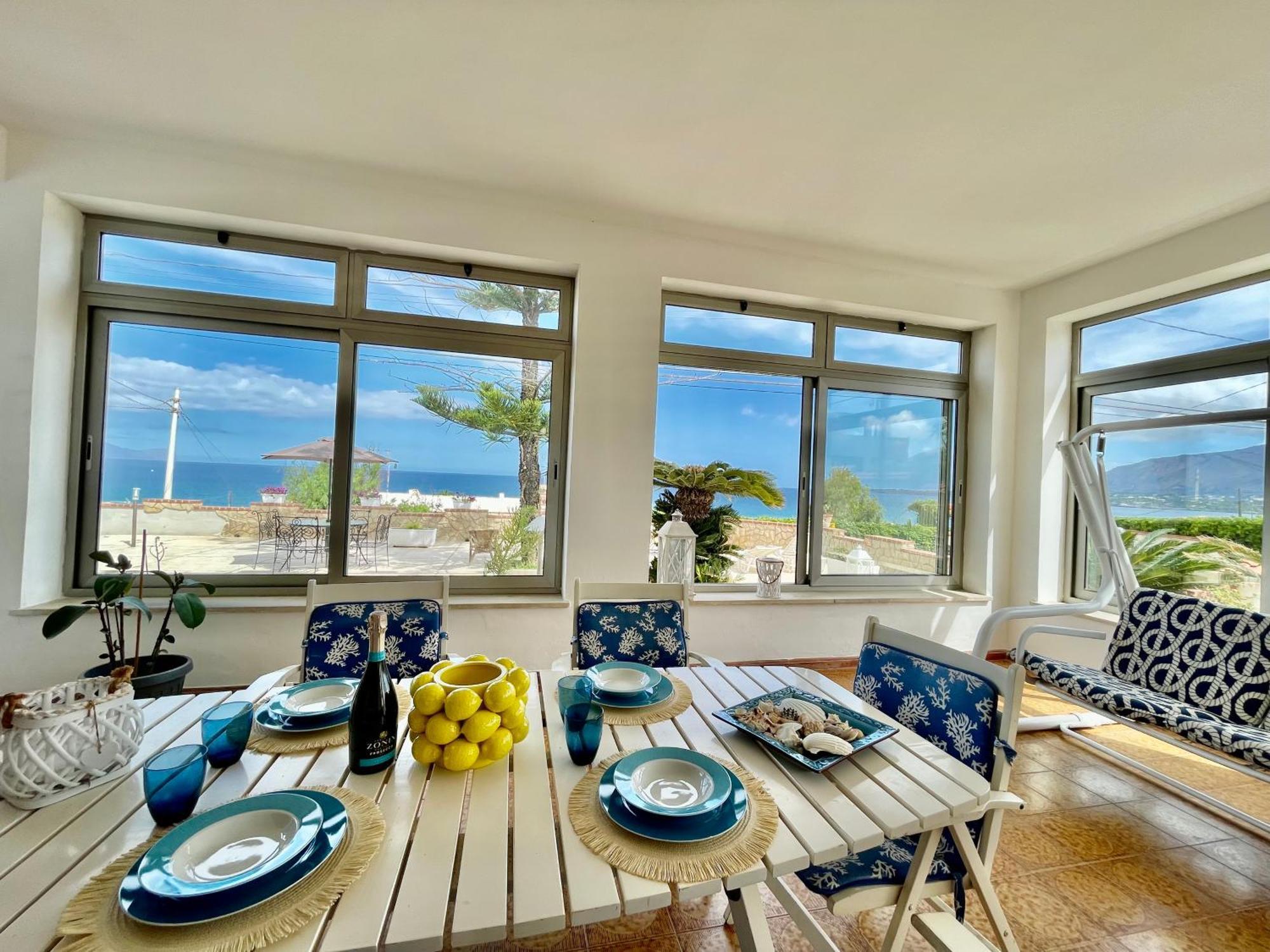 Villa Sul Mare Palazzolo Trappeto  Exteriör bild