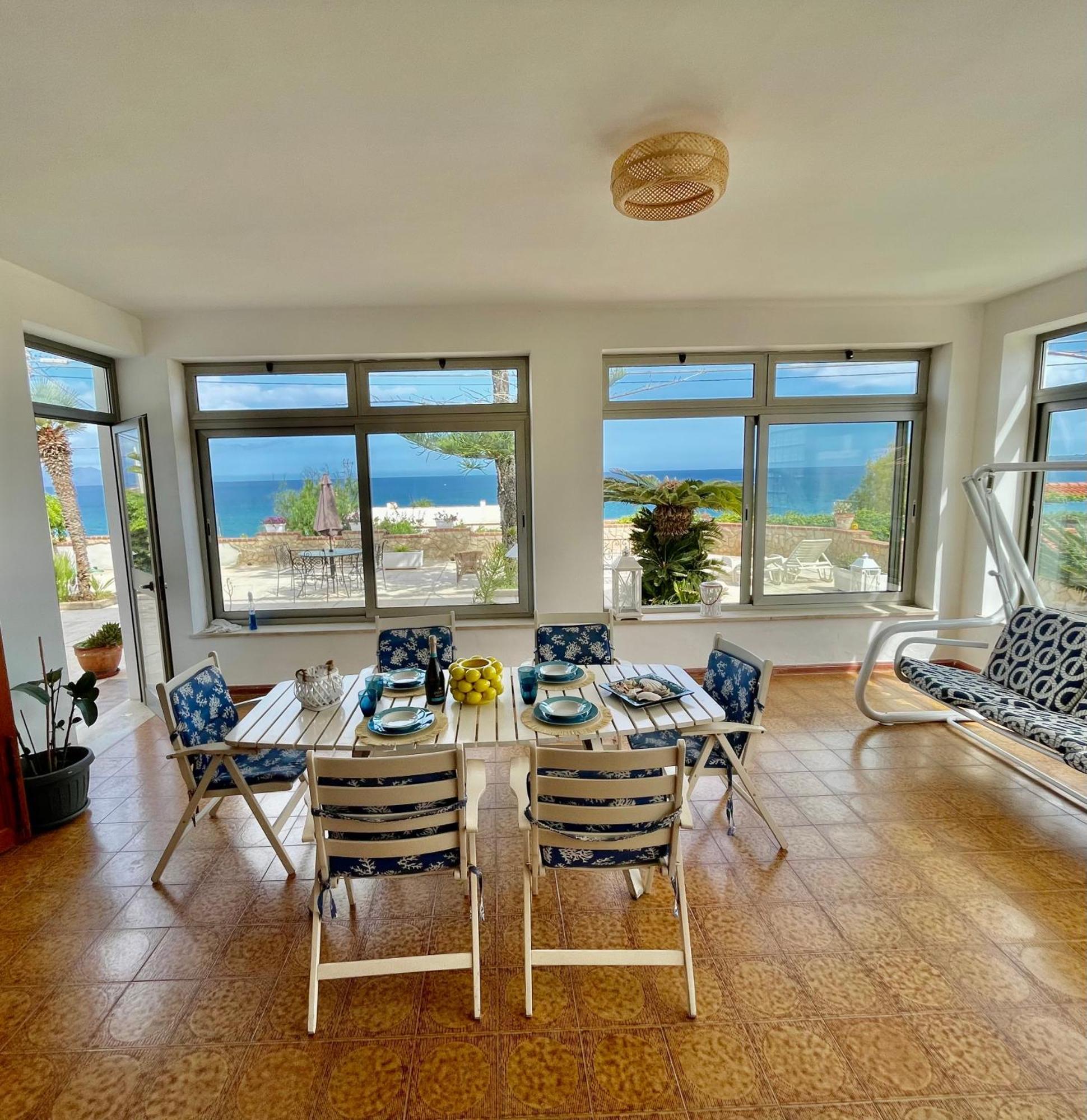 Villa Sul Mare Palazzolo Trappeto  Exteriör bild